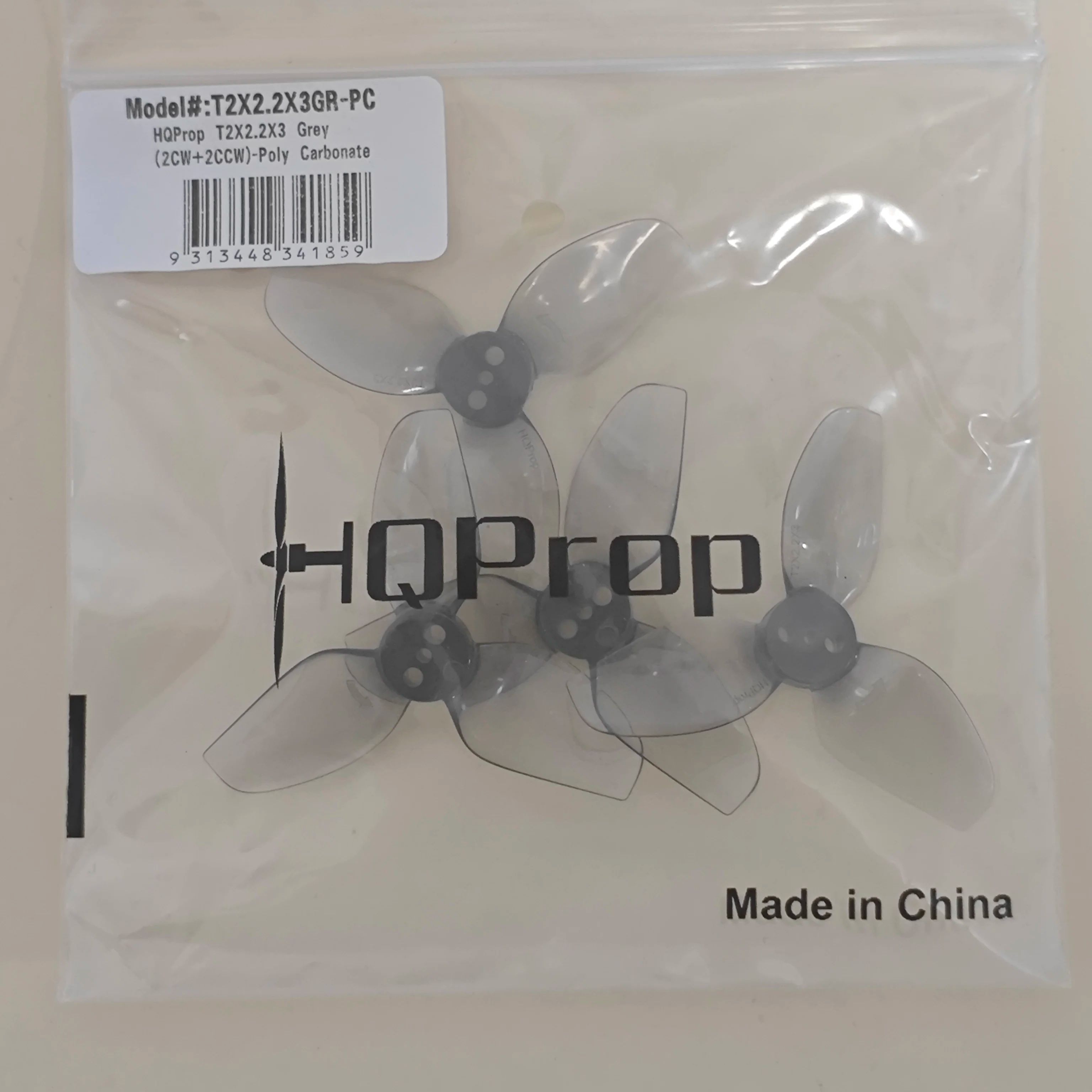 HQProp T2X2.2X3 Racing Drone P - огляд і ціна Drone Racing Propeller