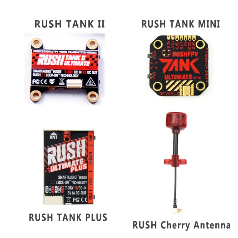 RUSH TANK Ultimate II/Mini/PLU - огляд і ціна Drone Racing Transmitter