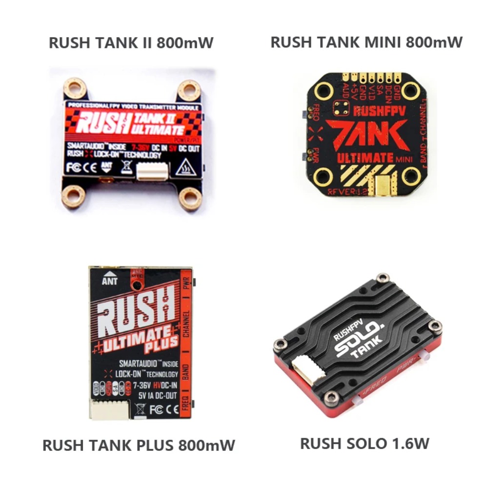 RUSH TANK Ultimate II/Mini/PLU - огляд і ціна Drone Racing Transmitter
