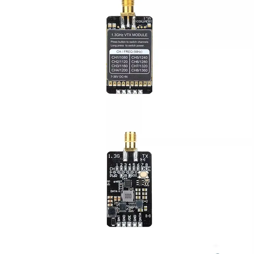 1.2G 1.3G 800mW VTX VRX Audio  - огляд і ціна Drone Racing Vtx