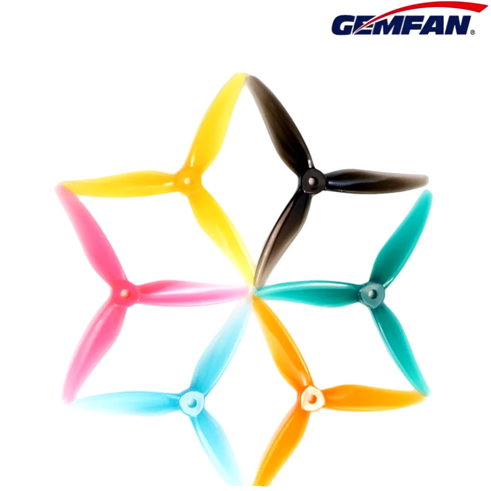 New 2-12 Pairs Gemfan 51466 5i - огляд і ціна Drone Racing Propeller